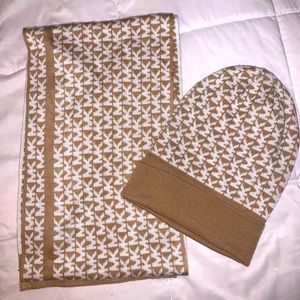 Michael Kors scarf and toboggan set